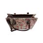 Jacquard Fabric Women's Handbag 12*10 inch || White & Pink Colour || Saras Aajeevika