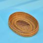 Handcrafted Pine Needle Oval Tray || Saras Aajeevika