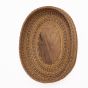 Handcrafted Pine Needle Oval Tray || Saras Aajeevika