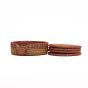 Handcrafted Pine Needle Coaster Red || Saras Aajeevika