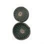 Handcrafted Pine Needle Coaster Green || Saras Aajeevika