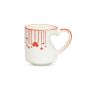 Khurja Heart Shape Coffee Mug || 300 ml || Set of 2 || Saras Aajeevika
