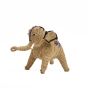 Handcrafted Coconut Husk Decorative Elephant || Saras Aajeevika
