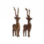 Handcrafted Wooden Deer Set of 2 || Saras Aajeevika