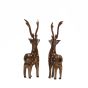 Handcrafted Wooden Deer Set of 2 || Saras Aajeevika