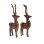 Handcrafted Wooden Deer Set of 2 || Saras Aajeevika