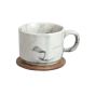 Khurja Pottery Murli Cup Italian Grey Shade So6| Hand painted | Kitchen ware | Home Décor |Grey