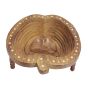 Wooden Spring Tray Apple Shape || Table Decor || Sheesham Wood || Saras Aajeevika