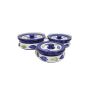 Khurja pottery chapati donga   Blue | Donga for Chapati | Kitchen Essentials | Ceramic Tableware in Blue and Green