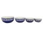 Khurja Pottery Soup Bowl |White and blue| Decorative Item | Home Décor | Handcrafted Home Décor Item