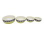 Khurja Pottery Soup Bowl |Yellow and blue|Decorative Item| Home Décor