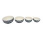 Khurja Pottery Soup Bowl White + Grey So4 | Saras Aajeevika