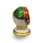 Handcrafted Marble Table Clock | Decorative Timepiece | Rajasthani Art | Home & Office Decor | 3 Inch