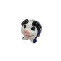 Khurja Pottery Piggy Bank Blue Medium | Hand painted | Kitchen ware | Home Décor | Blue