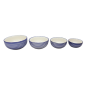 Khurja Pottery Soup Bowl |White and Blue|Decorative Item| Home Décor