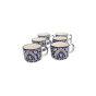Khurja Pottery Murli Cup Blue Mugal Painting So6| Hand painted | Kitchen ware | Home Décor |Blue