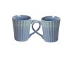 Khurja Pottery Milk Mug Blue So2  |Handmade mugs | Kitchenware |Home Essentials