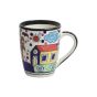 Khurja Pottery Milk Mug Multicolour (Set of 2) || Saras Aajeevika