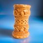 Wooden Pen Stand Jali 5" || 5 Inch || Natural Color || Saras Aajeevika 