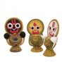 Handcrafted Jagannath Ji Set Paddy Idol || Saras Aajeevika
