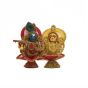 Handcrafted Radha Krishna Paddy Idol  || Saras Aajeevika