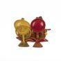 Handcrafted Radha Krishna Paddy Idol  || Saras Aajeevika