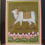 Painting Pichhwai Cow 10"X14 || Saras Aajeevika
