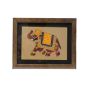 Painting Miniature Art 1 Figure Elephant Framed || Saras Aajeevika