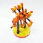 Channapatna Toy- Joint Wheel || Yellow & Orange || Saras Aajeevika