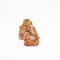 Polyrasin Ganesha || Orange Color || 5 inch || Saras Aajeevika
