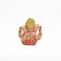 Polyrasin Ganesha || Orange Color || 5 inch || Saras Aajeevika