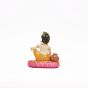 Polyrasin Krishna with Matka || Yellow Color || 4 inch || Saras Aajeevika