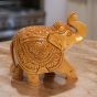 Wooden Elephant 6" || Natural Color || Saras Aajeevika