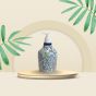 Khurja Pottery Dispenser Big Mughal Painting  Blue Climber | Ceramic Liquid Soap Dispenser with Pump 