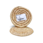 Handcrafted Natural Grass Coasters – Round (Set of 2)