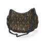  Embroidered B Purse Blue