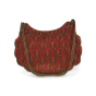  Embroidered B Purse Red Leaf