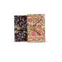 Handmade Paper Button Lock Diary || Size 6x4 || Set of 2 || Black & Pink Colours || Saras Aajeevika