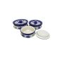 Khurja pottery chapati donga   Blue | Donga for Chapati | Kitchen Essentials | Ceramic Tableware in Blue and Green