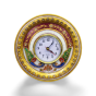 Handcrafted Marble Table Clock | Decorative Timepiece | SHG Product | Rajasthani Marble Art | 6 Inch