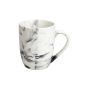 Khurja Pottery Milk Mug Italian Grey Shade So2|Ceramic Cup | Microwave Safe | Hand painted | Kitchen ware | Home Décor | Grey
