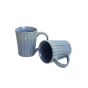 Khurja Pottery Milk Mug Blue So2  |Handmade mugs | Kitchenware |Home Essentials