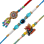 Family Rakhi Set (Lumba+1 Brother + 1 Kid) || Set of 3 || Saras Aajeevika