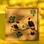 Bamboo Wall Hanging Frame Bird Design 12*12 inch || Saras Aajeevika