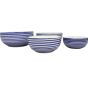Khurja Pottery Soup Bowl |White and Blue|Decorative Item| Home Décor