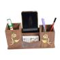 Wooden Pen, Mobile & Card Holder || Sheesham Wood || Saras Aajeevika