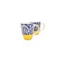 Khurja Pottery Milk Mug Yellow Mugal Painting So2| Hand painted | Kitchen ware | Home Décor |Yellow
