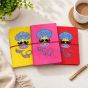 Handmade Paper Diary || Khambha Ghani | Size 7x5 || Set of 3 || Saras Aajeevika