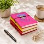 Handmade Paper Diary || Khambha Ghani | Size 7x5 || Set of 3 || Saras Aajeevika