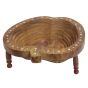 Wooden Spring Tray Apple Shape || Table Decor || Sheesham Wood || Saras Aajeevika